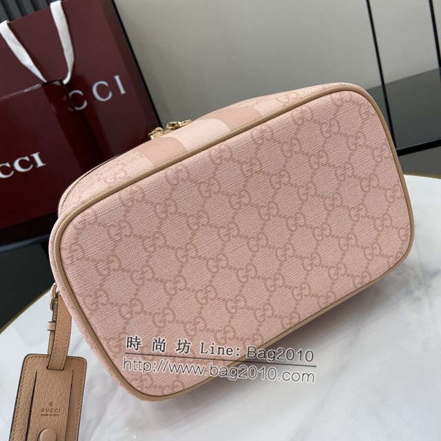 Gucci專櫃古馳最新款Ophidia系列GG中號旅行包化妝包 jh2255型號：811489